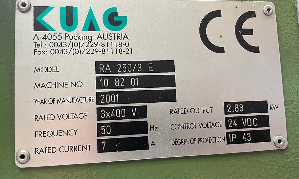 Raupenabzug RA 250 1