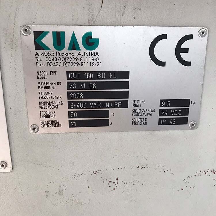 Rohrtrennautomat CUT 160 BD FL 1